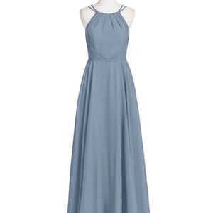 Azazie Melinda bridesmaid dress - Dusty Blue